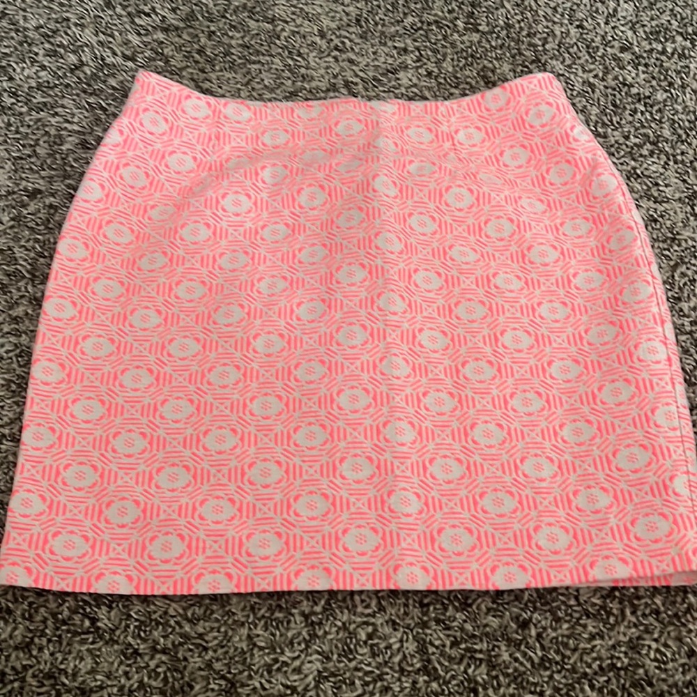 Gap hot pink mid length pencil skirt